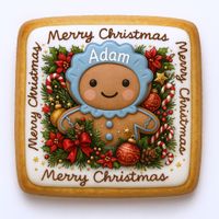 CIASTKO LUKROWANE MAMIK FAMILY ADAM ROZ.L KWADR RĘCZNIE ROBIONE