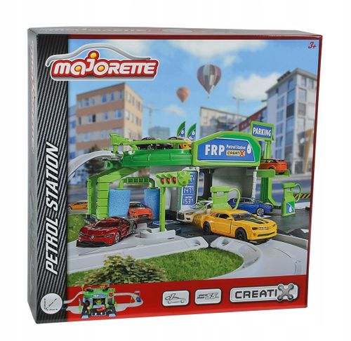 MAJORETTE CREATIX STACJA BENZYNOWA GARAŻ AUTO na Arena.pl