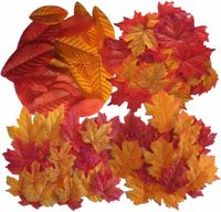 Sztuczne Liście Jesienne 96 sztuk - Dekoracja Mix