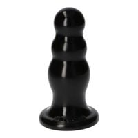 korek analny z kulkami toyz4lovers czarny 15 cm