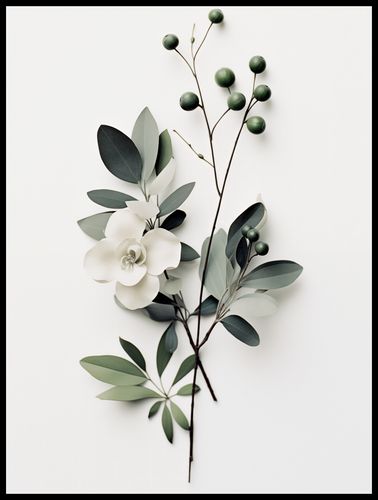 Plakat 60x80cm Papierowy Kwiat na Arena.pl