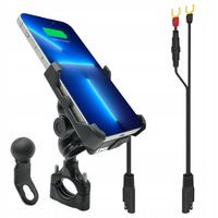 Uchwyt motocyklowy z ładowaniem DKM MC10N 36W QC 3.0 USB-C