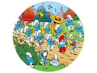 Opłatek na tort Smerfy