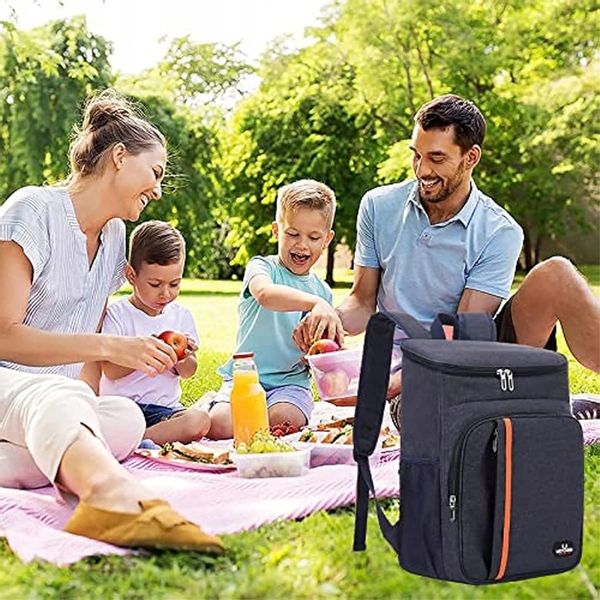 DUŻA POJEMNOŚĆ 18L IZOLACJA PIKNIK PLECAK TORBA DO PRZECHOWYWANIA ŻYWNOŚCI zdjęcie 8