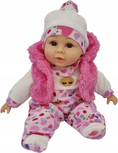 LALKA BOBAS MÓWI I ŚPIEWA POLSKI 35CM + Butelka_73 na Arena.pl