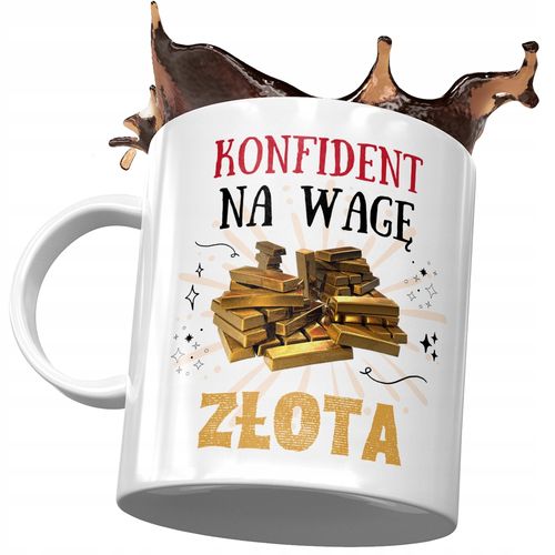 Dla Konfidenta Kubek Na Urodziny Na Prezent Z Nadrukiem Ze Zdjęciem na Arena.pl