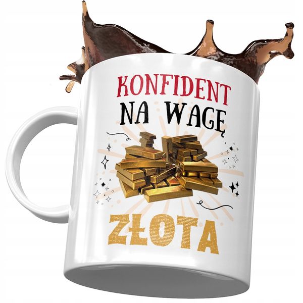 Dla Konfidenta Kubek Na Urodziny Na Prezent Z Nadrukiem Ze Zdjęciem zdjęcie 1