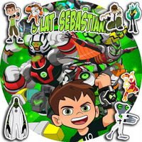 OPŁATEK NA TORT 30CM - BEN 10 TEN + IMIĘ + GRATIS! 24CM 26CM