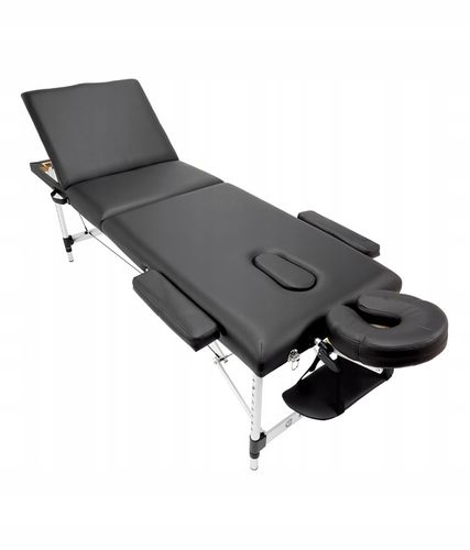 Łóżko Stół Masażu Składany Przenośny Aluminiowy 3 Segmentowy Leżanka na Arena.pl