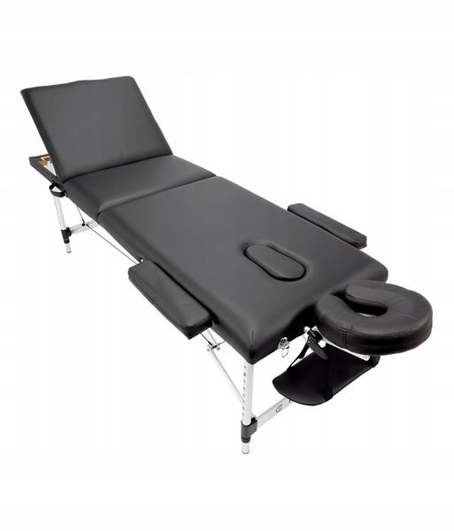 Łóżko Stół Masażu Składany Przenośny Aluminiowy 3 Segmentowy Leżanka zdjęcie 9