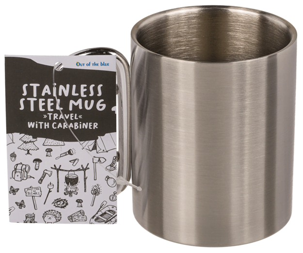 Stalowy Kubek Turystyczny z Karabińczykiem - Las zdjęcie 4