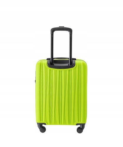 PUCCINI Walizka Kabinowa Podróżna Na Kółkach Do Samolotu Zielona ABS021C-5B na Arena.pl