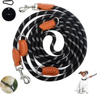 Podwójna smycz dla psów 2m – regulowana, mocna i trwała