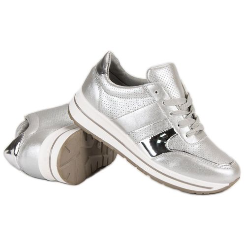 Srebrne sneakersy r.41 na Arena.pl