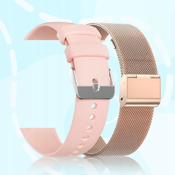 SMARTWATCH ZEGAREK DAMSKI MENU POLSKIE SPORT PULS ROZMOWY SMART WATCH PL zdjęcie 14