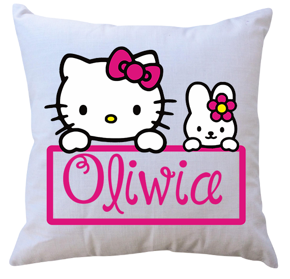 Poduszka Hello Kitty z imieniem zdjęcie 2