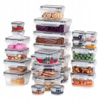 24x Pojemnik KUCHENNY do przechowywania żywności lunchbox zestaw pojemników