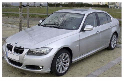 Nerki grill czarny połysk BMW E90 E91 04-07 Sedan kombi przed liftingiem na Arena.pl