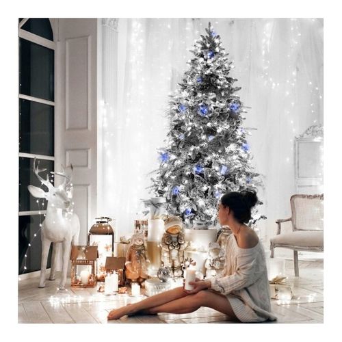 światełka lampki wewnętrzne/zewnętrzne 100 led białe lamp01b na Arena.pl