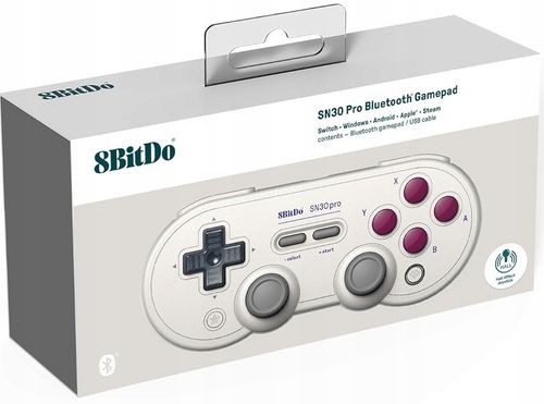 Gamepad 8BitDo SN30 Pro Bluetooth Hall Effect PC Nintendo Switch Android na Arena.pl