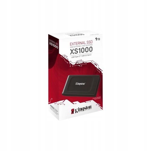 Dysk zewnętrzny SSD Kingston XS1000 1TB USB 3.2 Gen 2 SXS1000 na Arena.pl