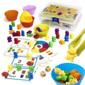 Misie edukacyjne nauka liczenia montessori 45el.