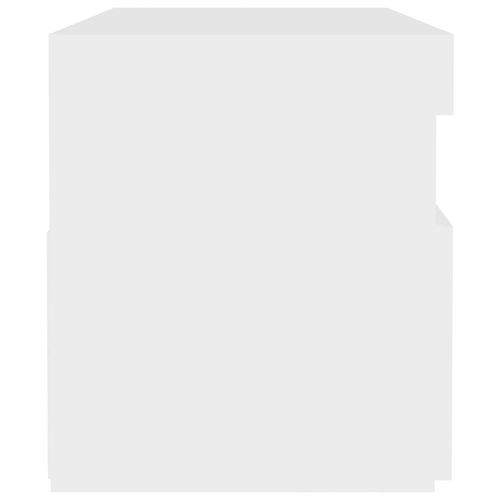 Szafka nocna z oświetleniem LED, biała, 60x35x40 cm na Arena.pl