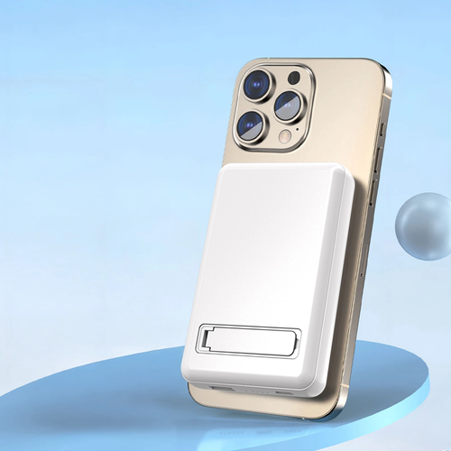 Powerbank K14S+ 10000mAh z podstawką 20W USB-A / USB-C / MagSafe - biały na Arena.pl