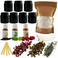 Zestaw do robienia swiec DIY wosk sojowy
