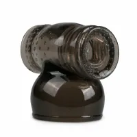 easytoys black nasadka do masażera wand silikonowa czarna
