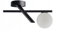 PLAFON LAMPA SIGMA ZOE 33324 CZARNY / BIAŁY