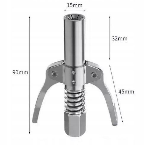 Końcówka smarownicy m10 do kalamitek samoblokująca wężyk 30 cm KD10871 na Arena.pl