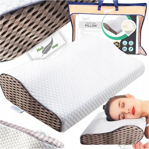 PODUSZKA ORTOPEDYCZNA DO SPANIA NA BOKU I BRZUCHU PROFILOWANA PIANKA MEMORY na Arena.pl