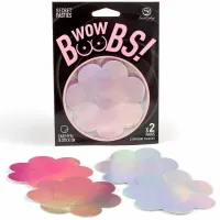 secret play wow kwiatowe osłony holograficzne 7,5 cm roż/srebro