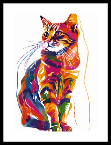 Plakat 25x35cm Nasycony Kot na Arena.pl
