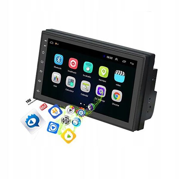 MEGA Radio Samochodowe ANDROID Bluetooth WiFi USB 2DIN GPS MIKROFON zdjęcie 4