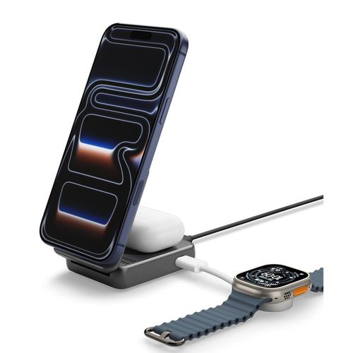 spigen ef302moq essential 2in1 magnetic magsafe wireless charger 25w na Arena.pl