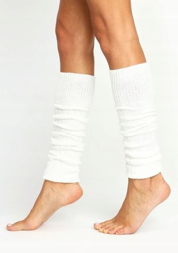 Getry Damskie Ocieplacze na Nogi Zimowe Ocieplane Grube Cerber BIAŁE na Arena.pl