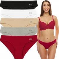 Majtki figi damskie bawełniane seksowne GK zestaw wygodne mix kolorów