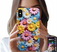 ETUI DO IPHONE X / XS - KOLOROWE KWIATKI, STOKROTKI FUTERAŁ CASE