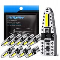 10x ŻARÓWKI LED W5W T10 POSTOJÓWKI B.MOCNE CANBUS