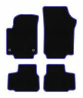 Dywaniki welurowe CARLUX-BLUE do Seat Mii 2011- czarne, niebieskie