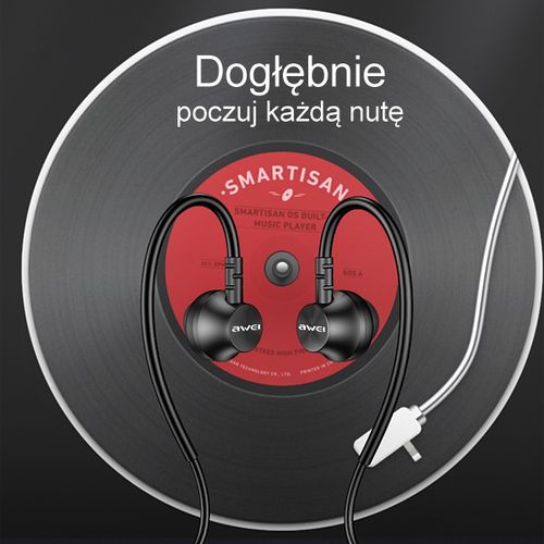 awei słuchawki stereo l3 3,5mm jackczarny/black na Arena.pl