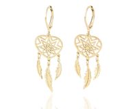 Kolczyki Łapacze - Serca stal nierdzewna