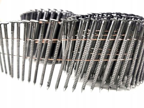 Gwoździe do gwoździarki BĘBNOWE 2,5x70mm 3600szt Łączone drutem na Arena.pl
