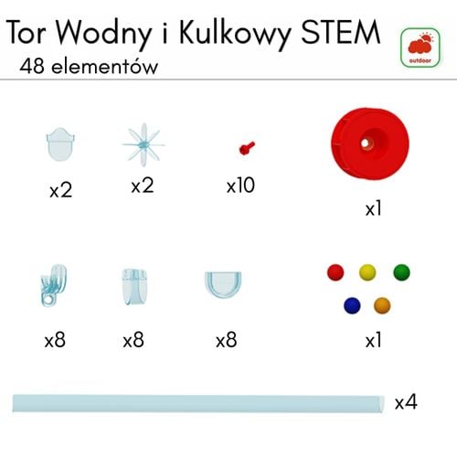 MASTERKIDZ Tor Wodny i Kulkowy STEM 48 ele. na Arena.pl