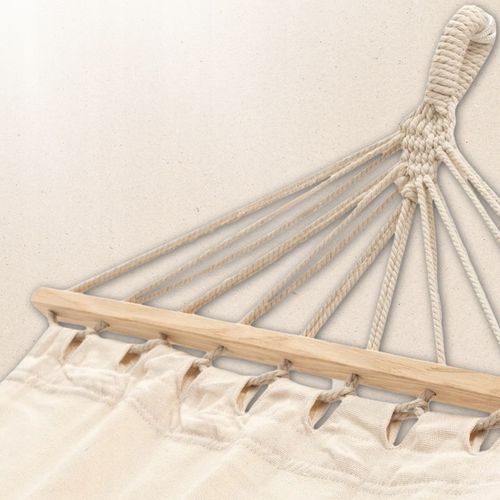 Wygodny HAMAK OGRODOWY BOHO makrama HUŚTAWKA ogrodowa LEŻAK WISZĄCY mocny na Arena.pl