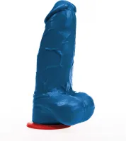 fuck & fist freyr l model blue 18 cm - model anatomiczny z przyssawką pvc