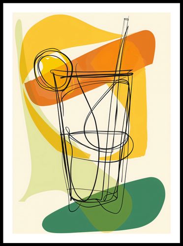 Plakat 50x70cm Koktajl Artystyczny na Arena.pl