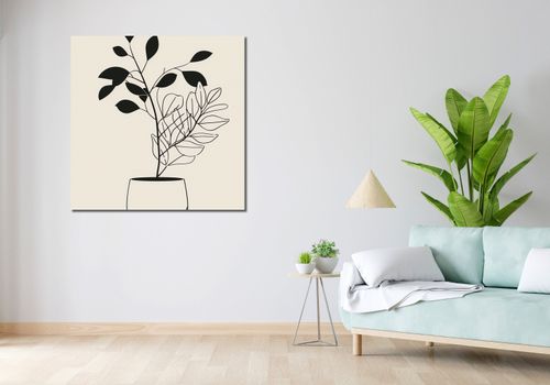 Obraz 100x100cm Prostota Doniczki na Arena.pl